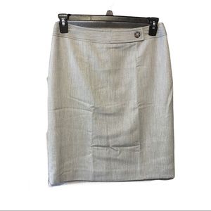 ANTONIO MELANI CAREER GRAY PENCIL SKIRT SZ 6